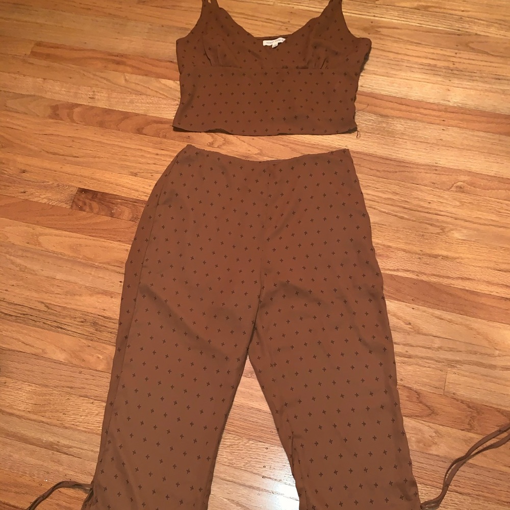 Honey Punch Crop Top and Pants Set